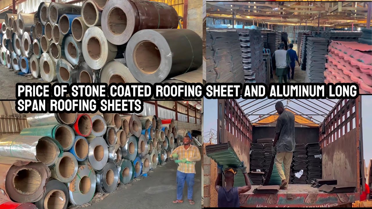 Price Of Stone Coated Roofing Sheets, Aluminium Long Span Roofing Sheets Per Meter In Nigeria.
