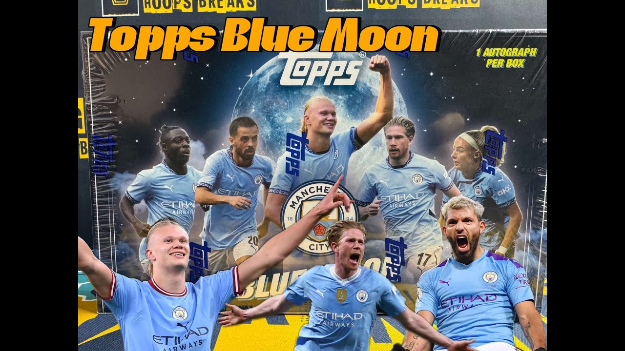 Termékbemutató: Topps Blue Moon Manchester City 2024/25