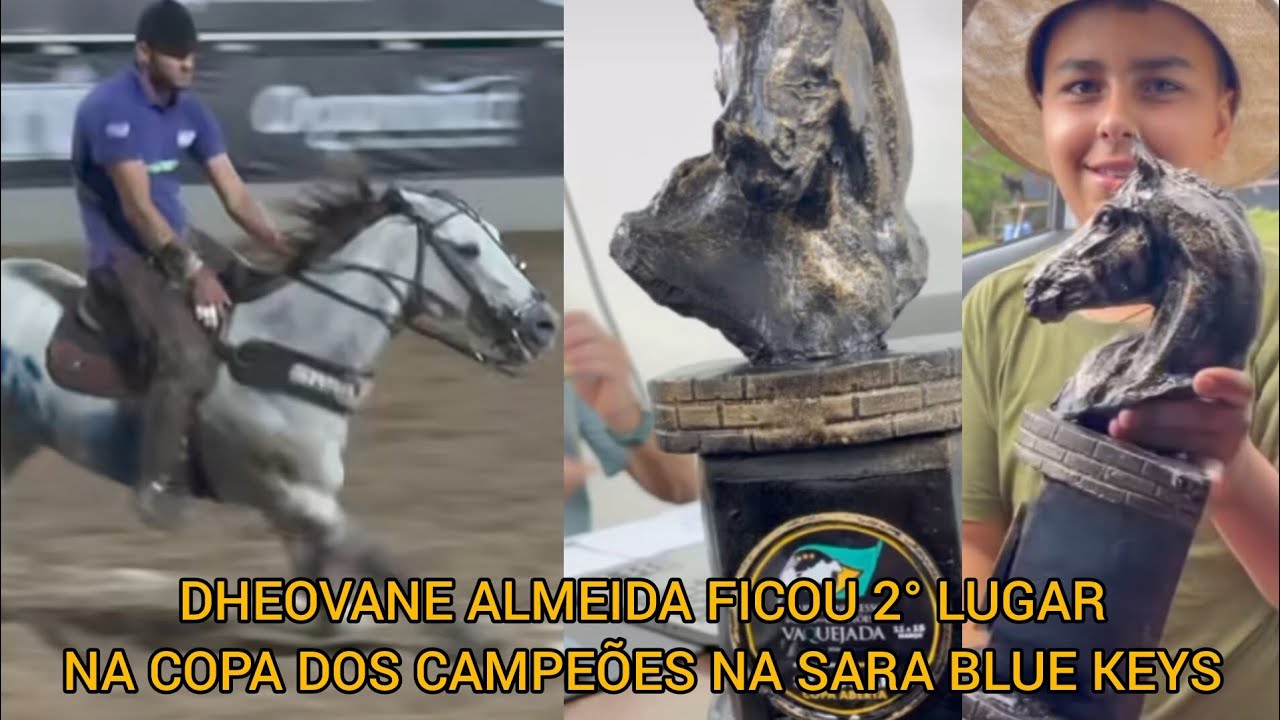 DHEOVANE ALMEIDA FICOU 2° LUGAR NA COPA DOS CAMPEÕES NA SARA BLUE KEYS