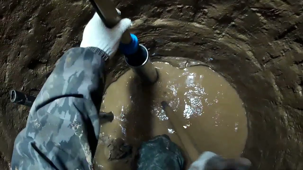 камень в колодце под водой как вытащить