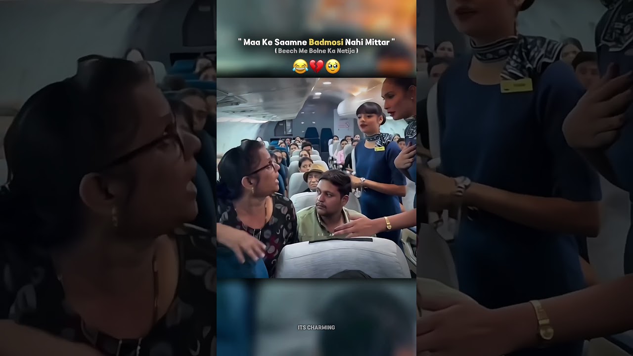 Never Interrupt an Indian Mom || Tried to Calm Her Got Slapped 😂 | Epic Flight Moment ✈️ || Status