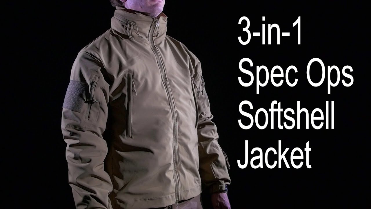 3-in-1 Spec Ops Soft Shell Jacket Rothco Product Breakdown