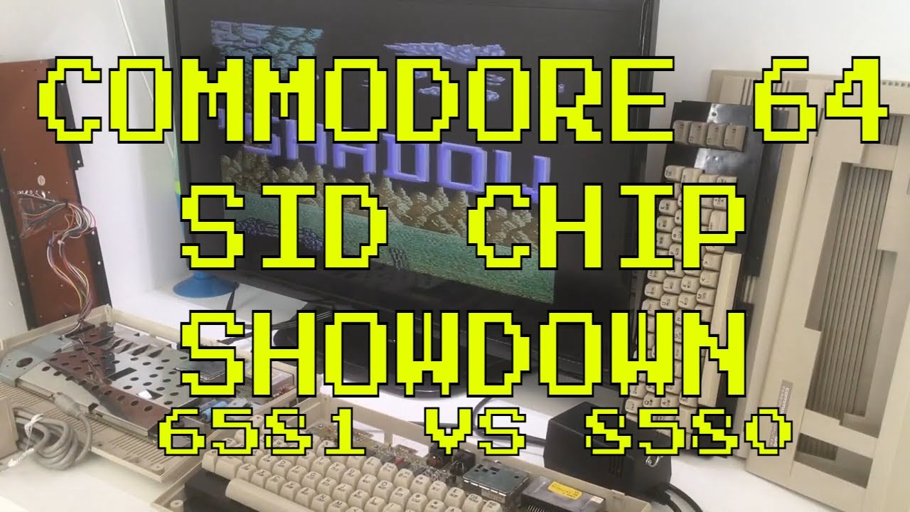 Commodore 64 SID Chip showdown 6581 VS 8580