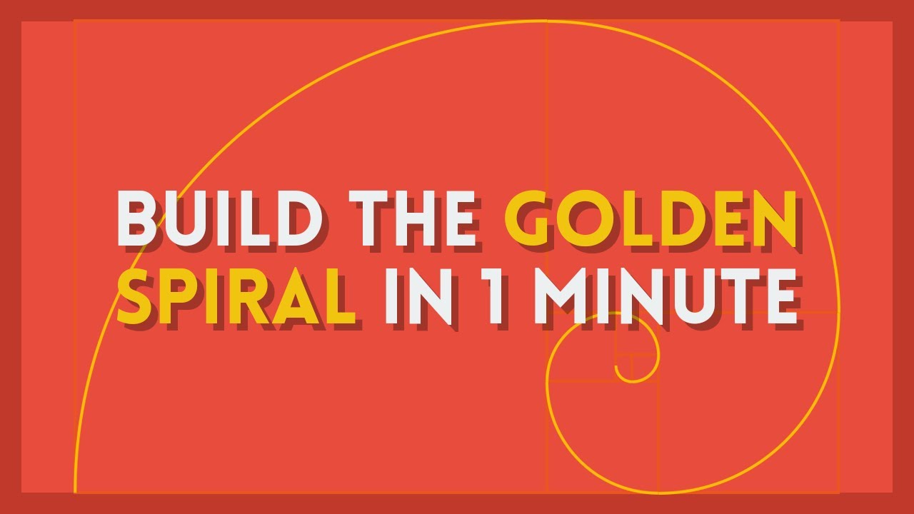 Build the Golden Spiral in One Minute | Illustrator Tutorial