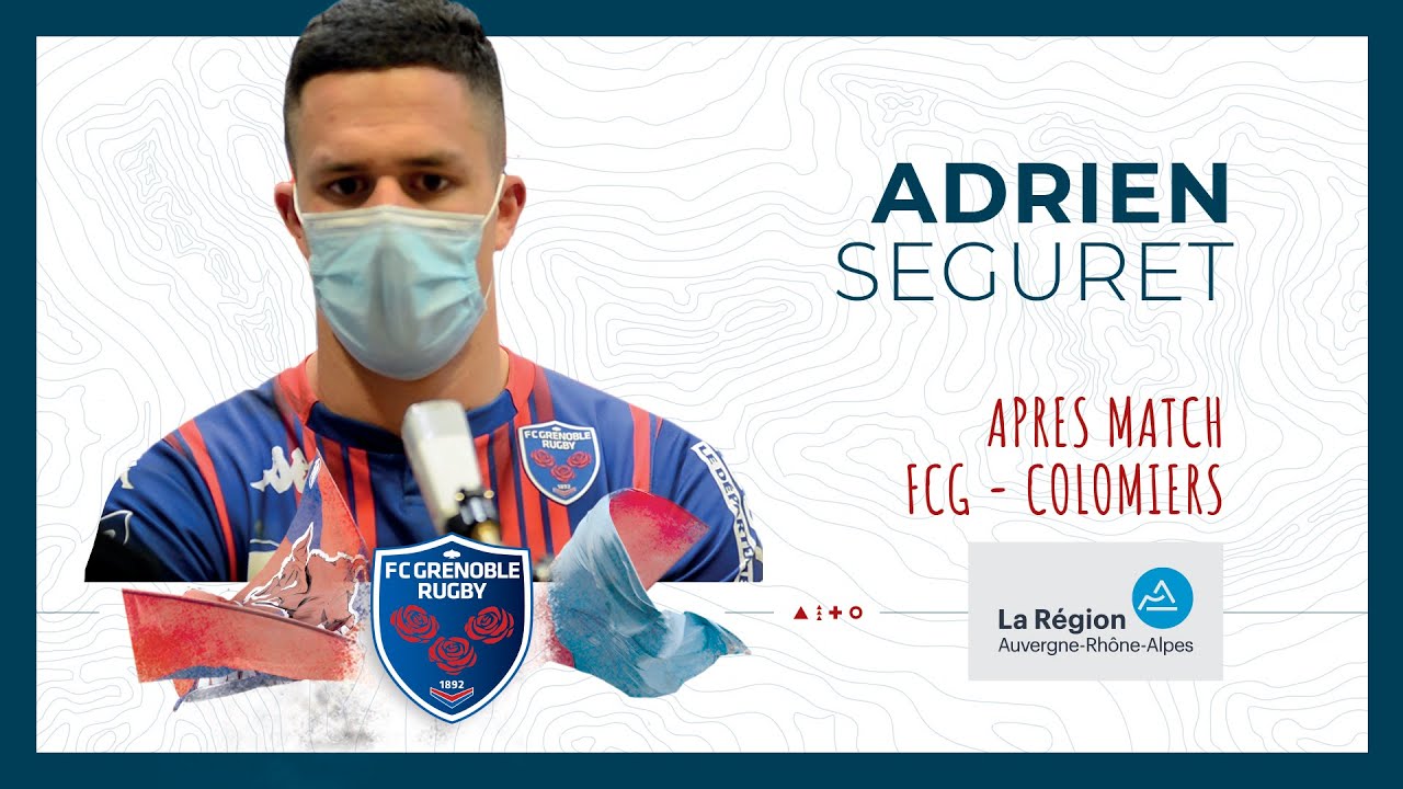 ITW Adrien Seguret après Colomiers