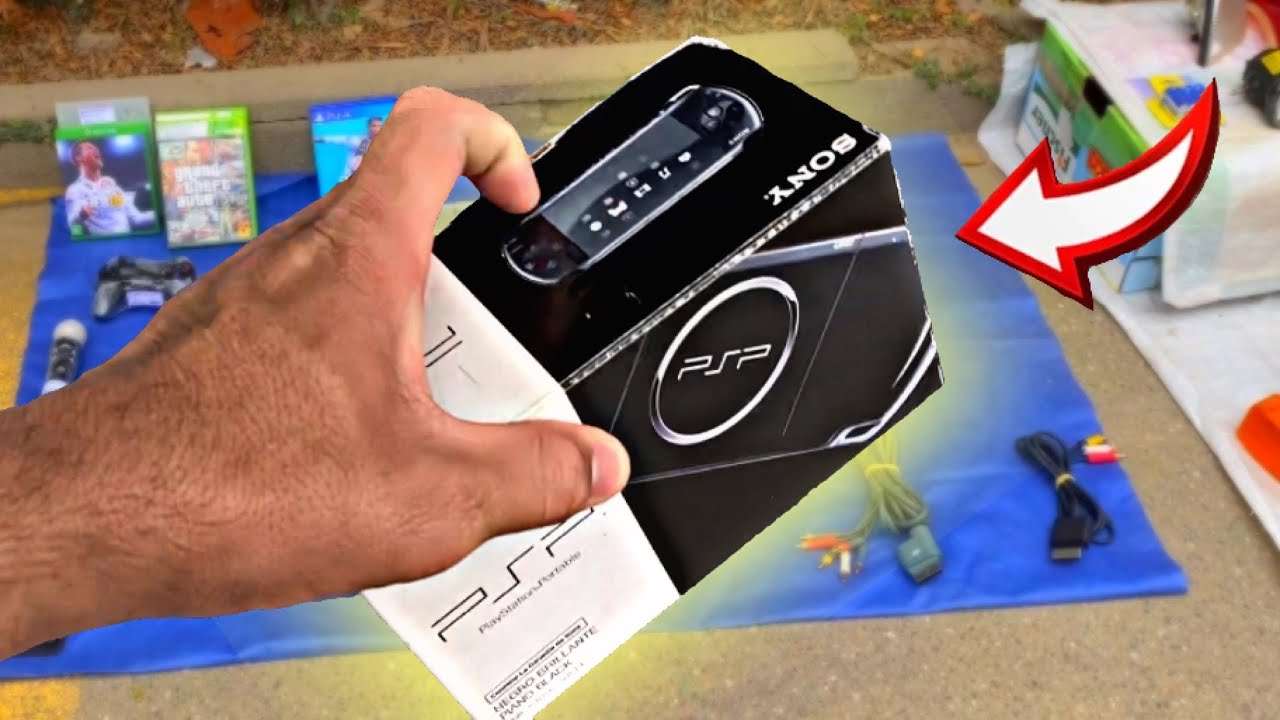 ACHEI um PSP NA CAIXA na FEIRA DO ROLO