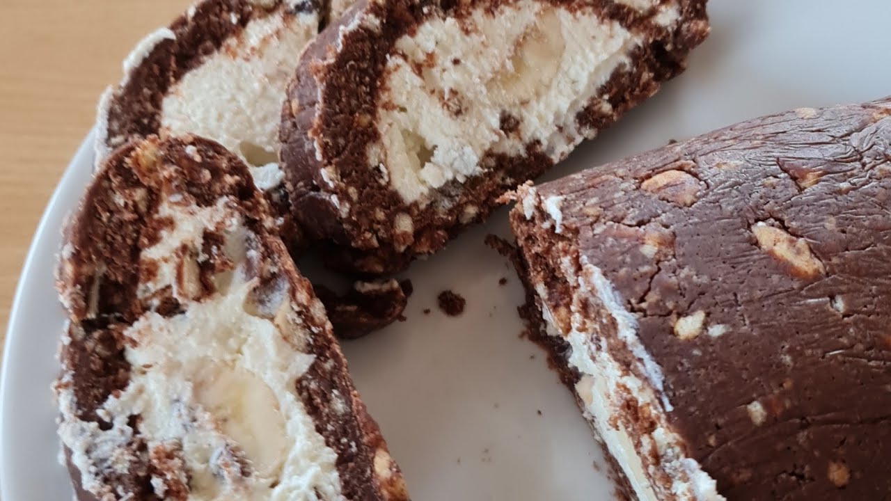 Ostmassadessert utan bakning. Творожный рулет без выпечки #recept #lifehacks #motivation #