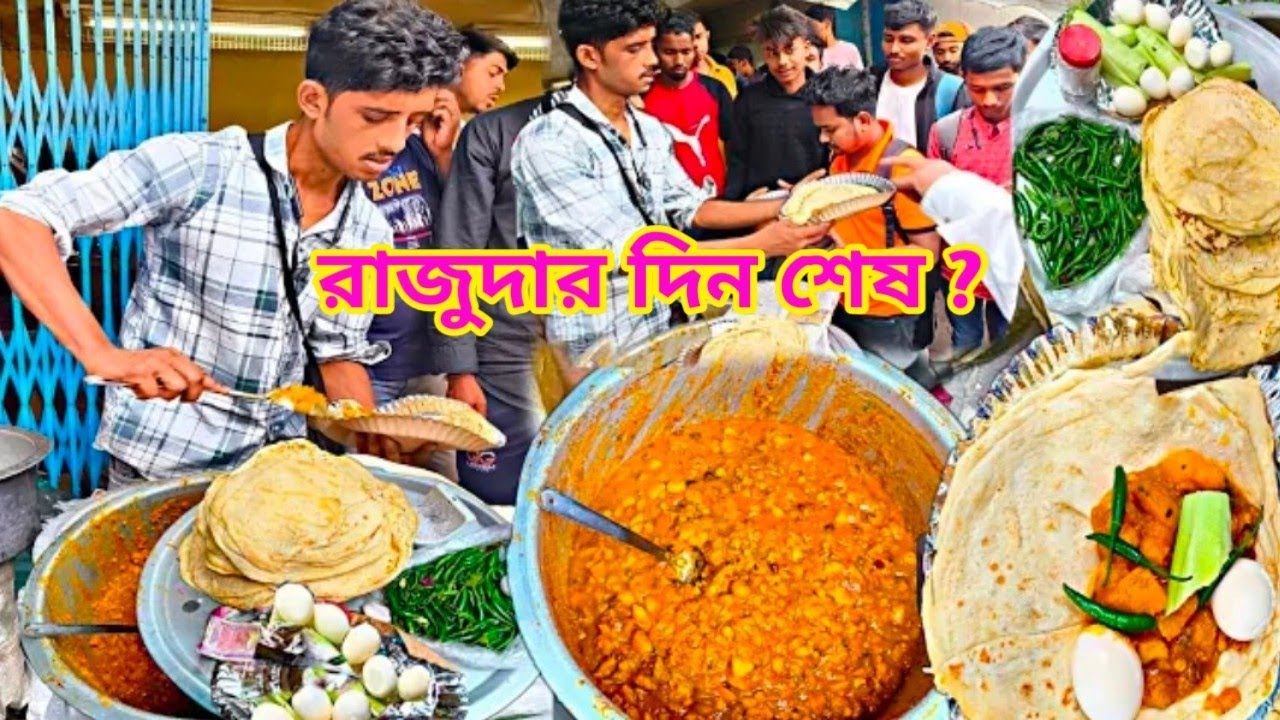 Kolkata Famous Raju Dar Pocket Paratha Rs.30/- Only | Cheapest Breakfast | Indian Street Food