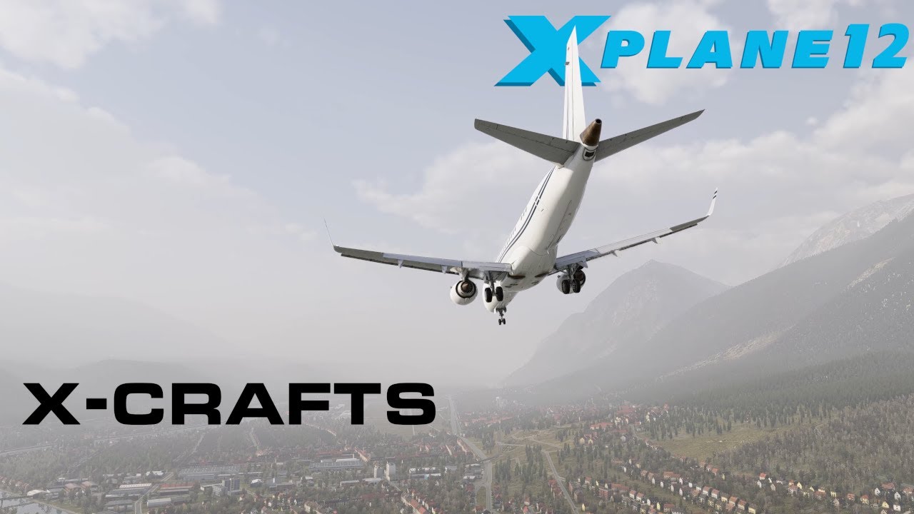 [XP12] Worst approach in the best Embraer - To Innsbruck in the X-Crafts Linneage 1000