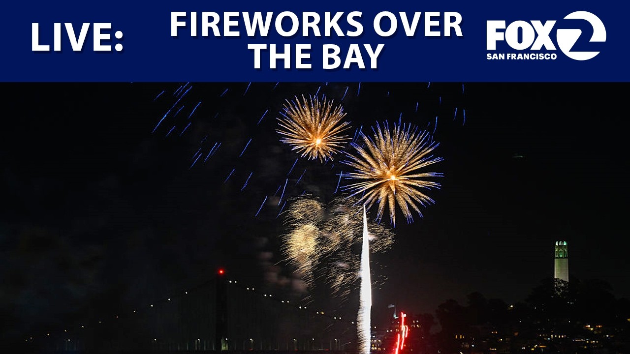 LIVE: Fireworks ignite over the San Francisco Bay for the U.S. 250th Independence Day celebrations