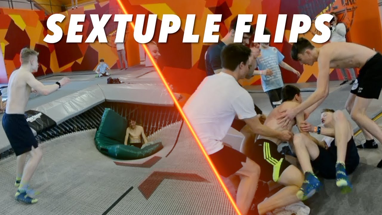 Freestyle Frenzy at Bouncelab Belp ft. Greg Roe (Insane tricks)