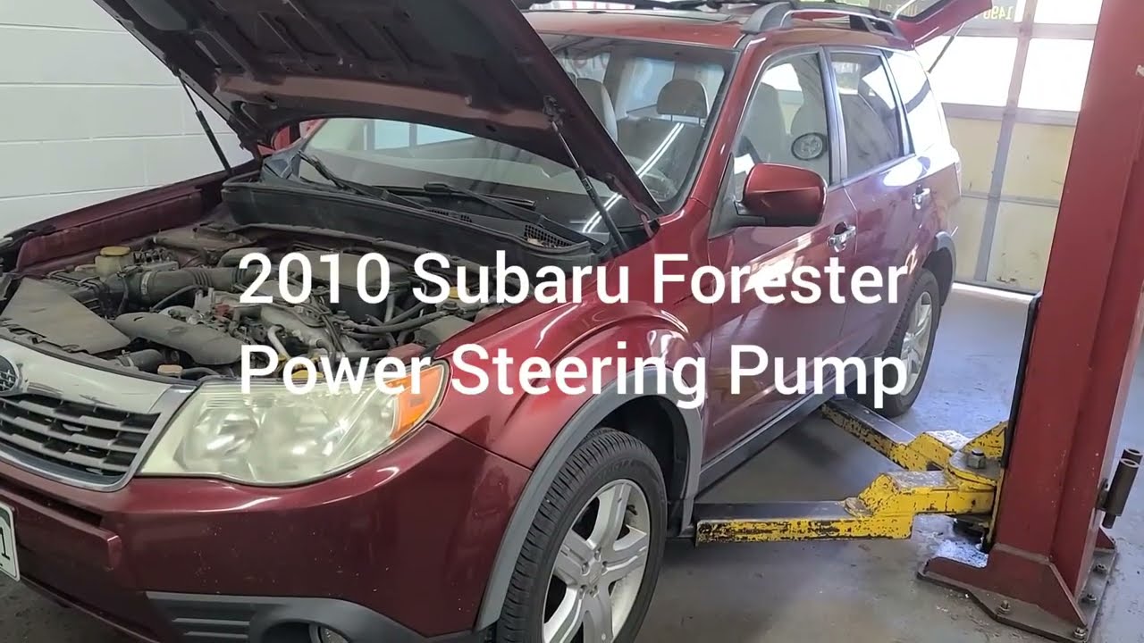 Power Steering Pump on a 2010 Subaru Forester