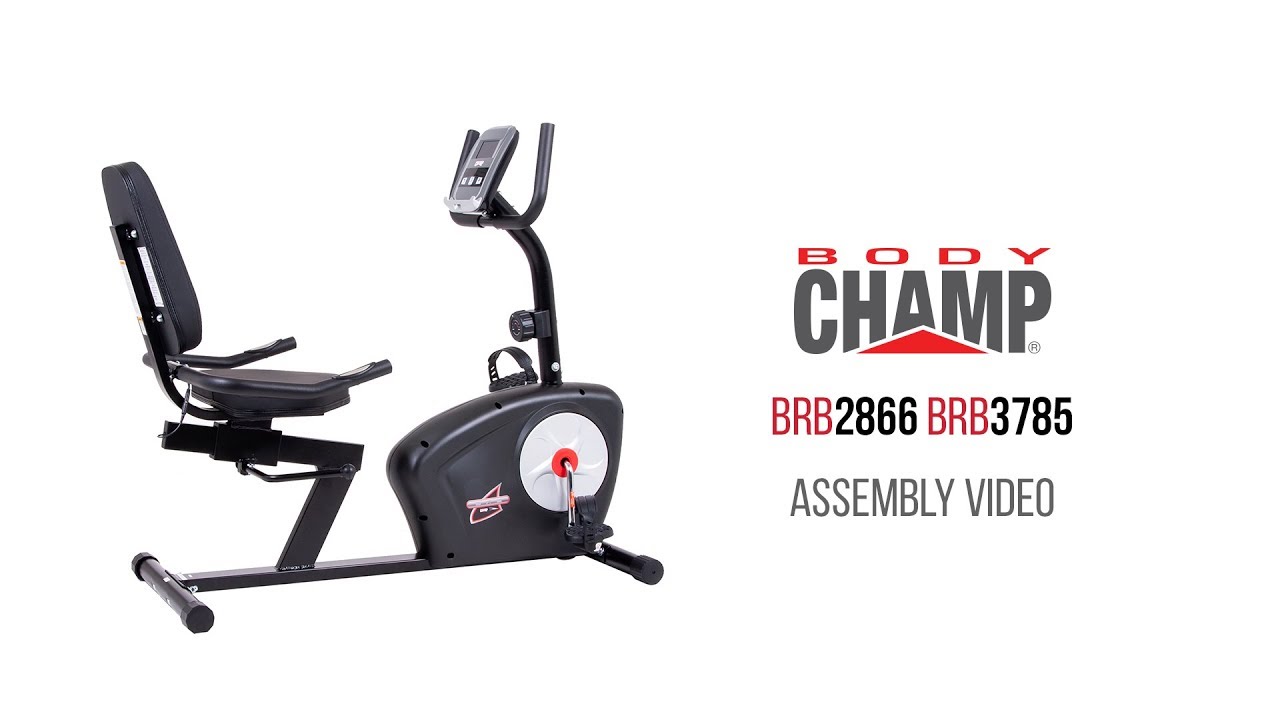 BRB2866 BRB3785 Recumbent Bike Assembly Video