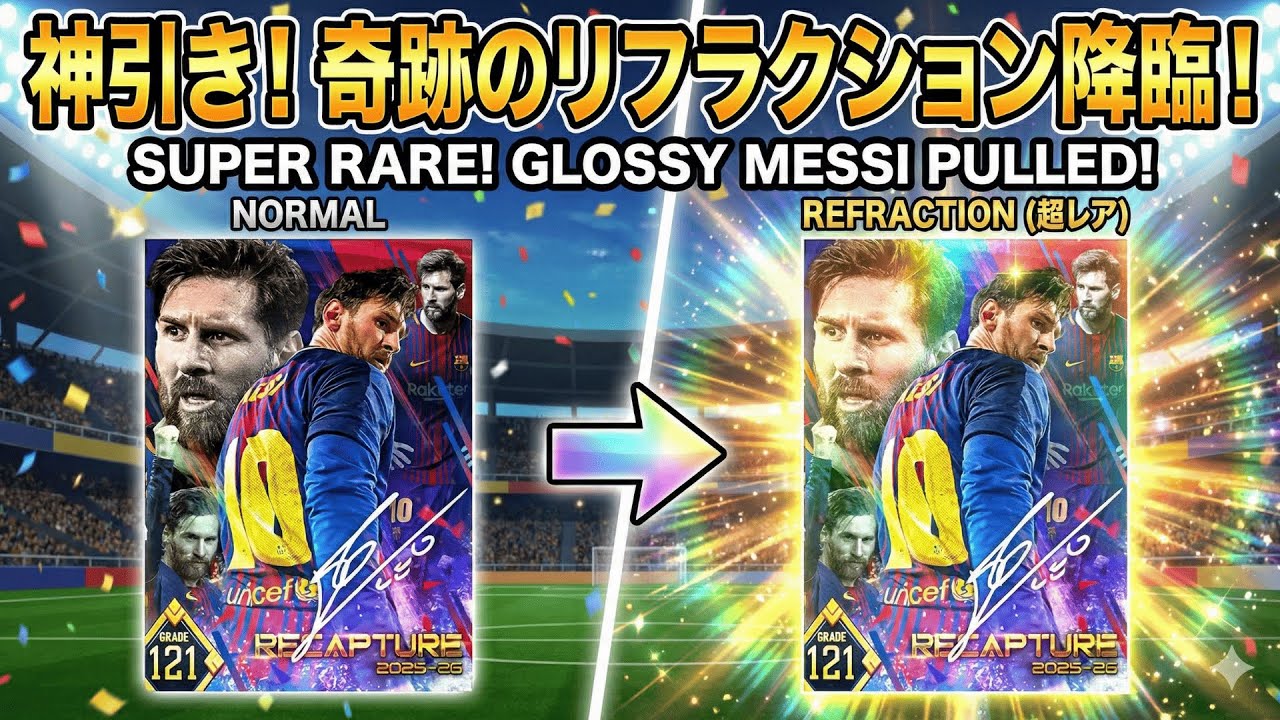 G124 Shevchenko & Refraction Messi! MSN God Draw / シェフチェンコ & キラ・メッシ 神引き【ウイコレ】