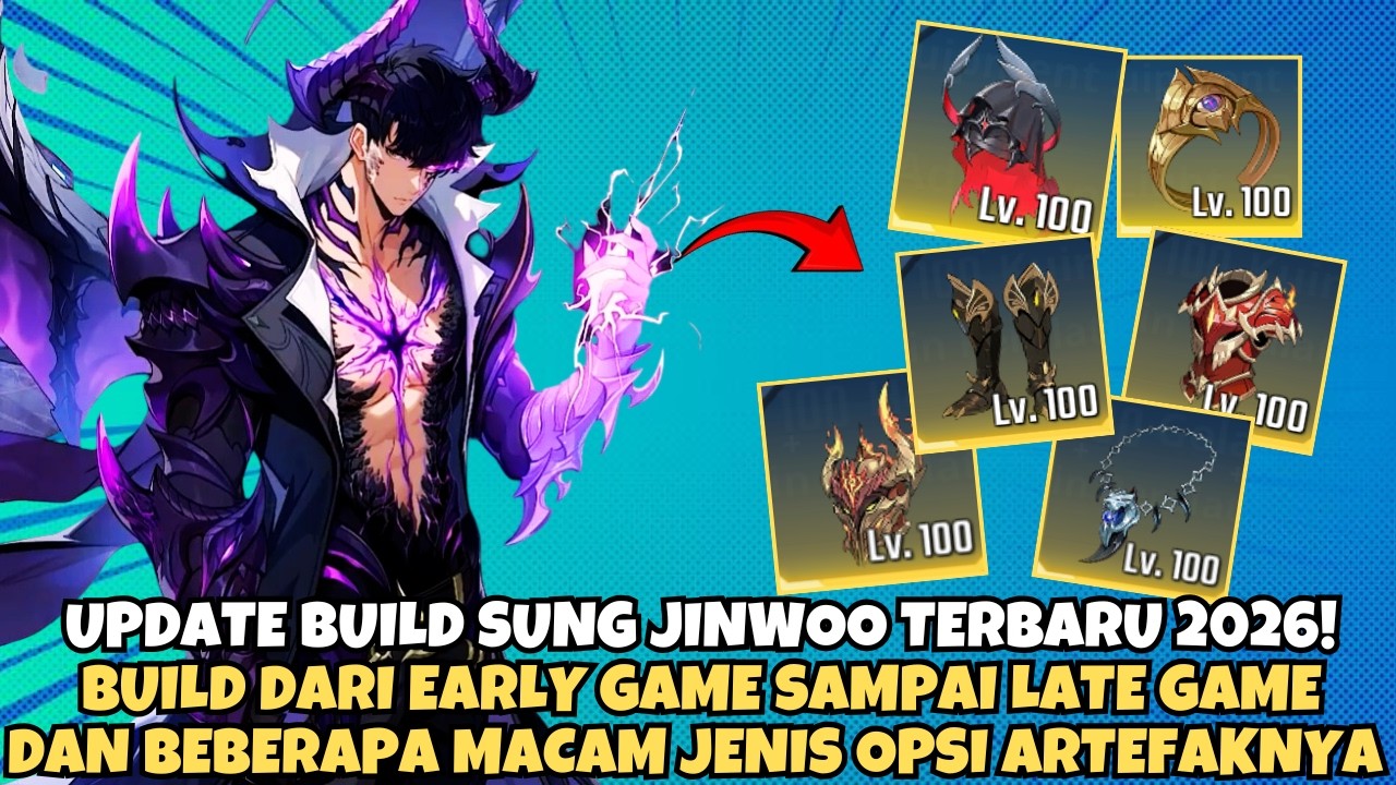Update Macam - Macam Build Artefak Sung Jinwoo Terbaru 2026 - Solo Leveling Arise