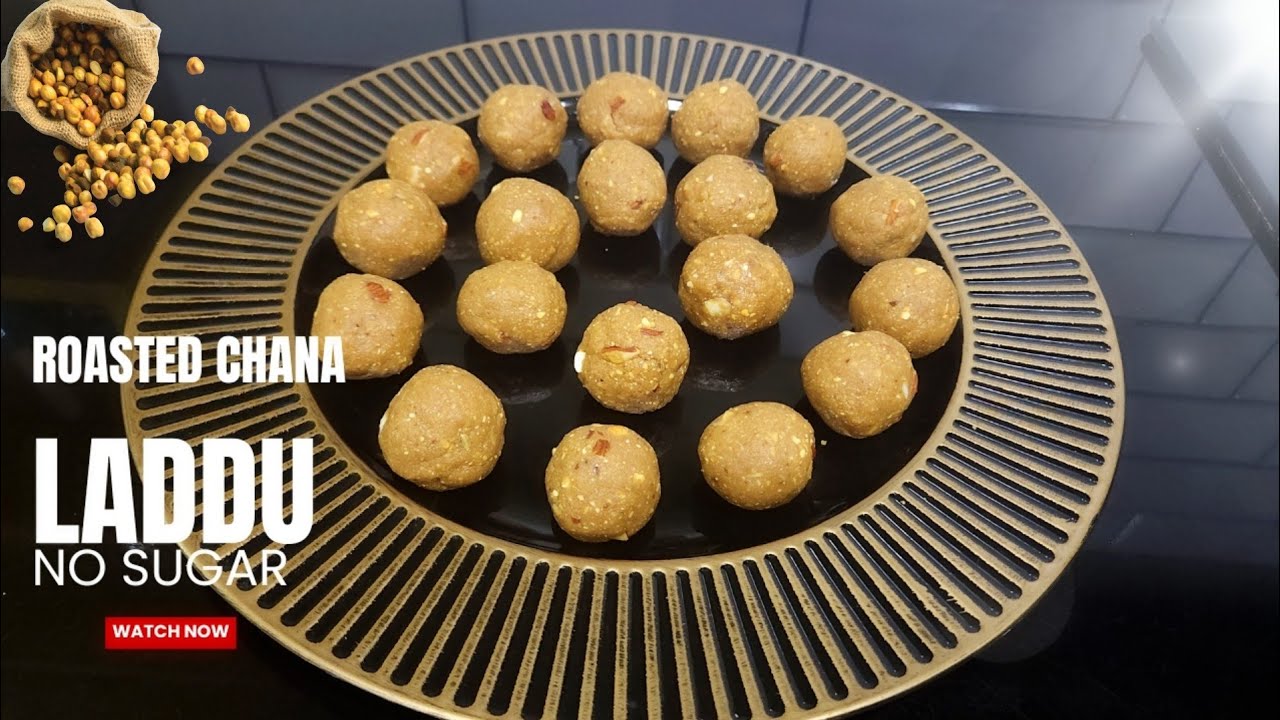 Roasted Chana gud Laddu | भुने चने के लड्डू | गुड़ चना लड्डू