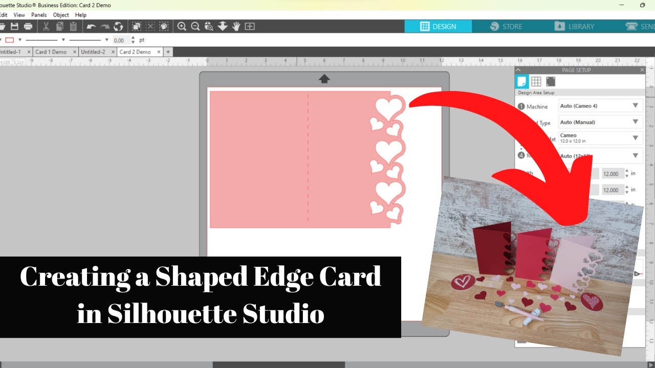 How to Design a Shaped Edge Card in Silhouette Studio: Step-by-Step Tutorial