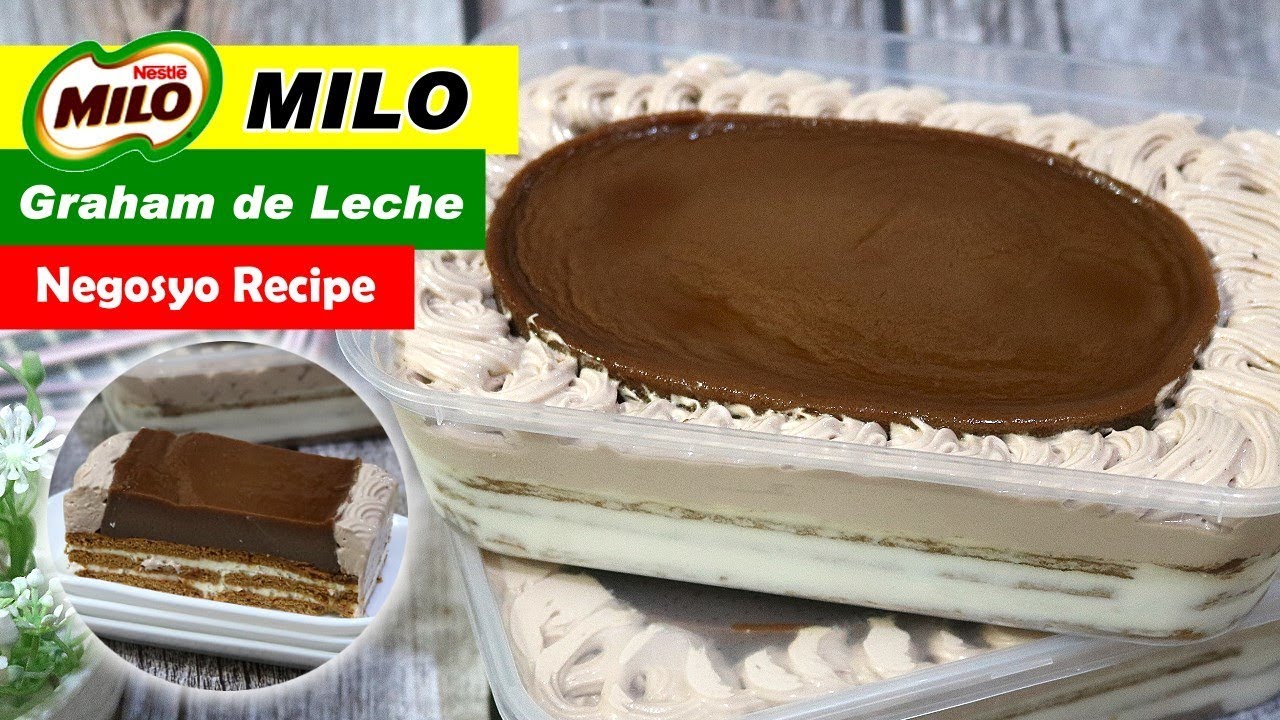 Milo Graham de Leche Recipe | Negosyo Recipe with Costing
