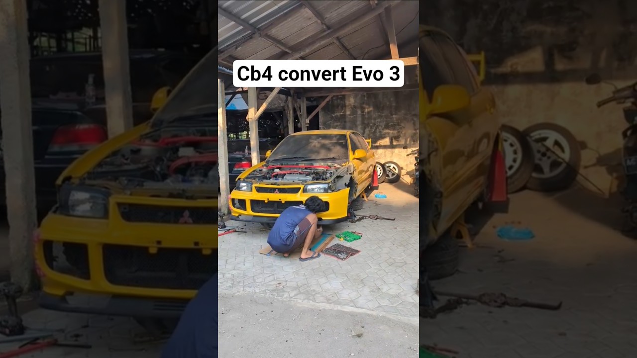 Lancer cb4 convert  Evo 3 😍 #evo3 #lancer #jdm