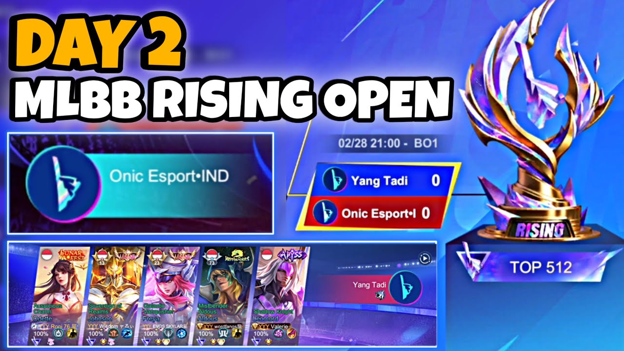 MRO S5 Day 2 - Kejuaraan Divisi Menuju Top 512 Ketemu Onic Esports  ?!