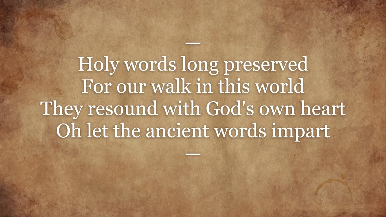Ancient Words (a capella)