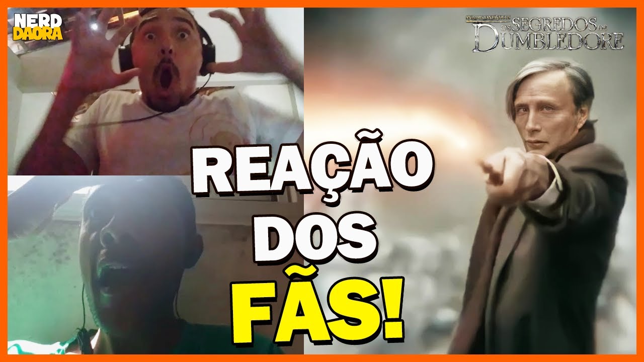 Rea&ccedil;&atilde;o dos f&atilde;s ao trailer de Animais Fant&aacute;sticos: Os Segredos de Dumbledore!