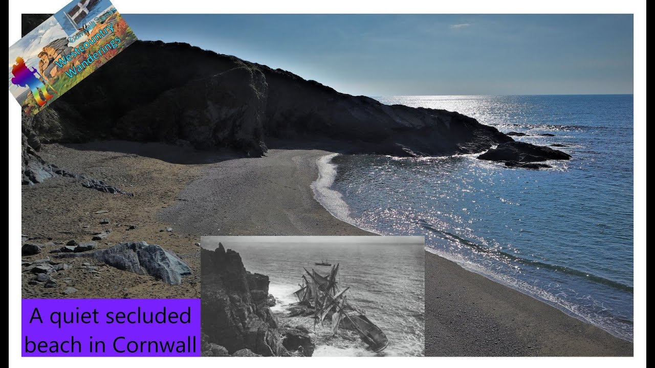 A quiet secluded beach in Cornwall | LANSALLOS BEACH | Paradise in Cornwall