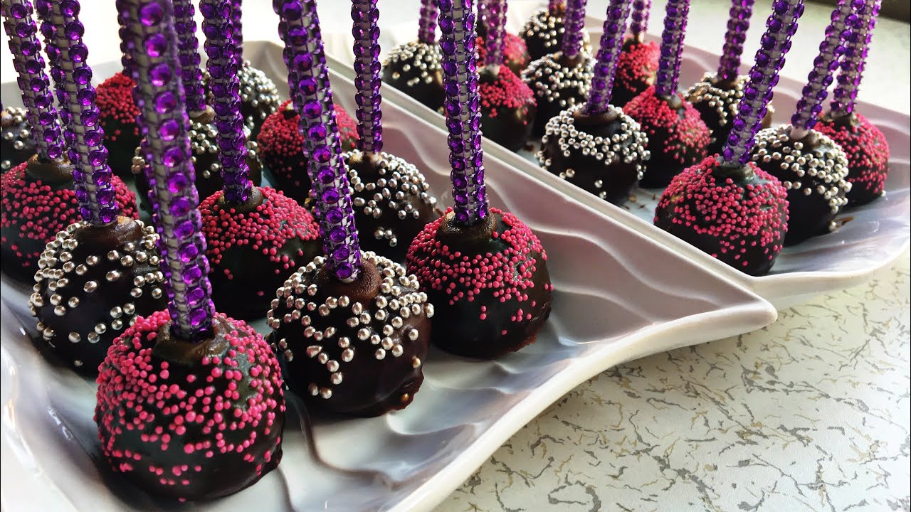 DAHA KOLAYI YOK 👌 CAKEPOPS  TRUFFLE NASIL YAPILIR ( ÇİKOLATALI LOLİPOP ) ✋🏻💯👌🎉🤗🎉