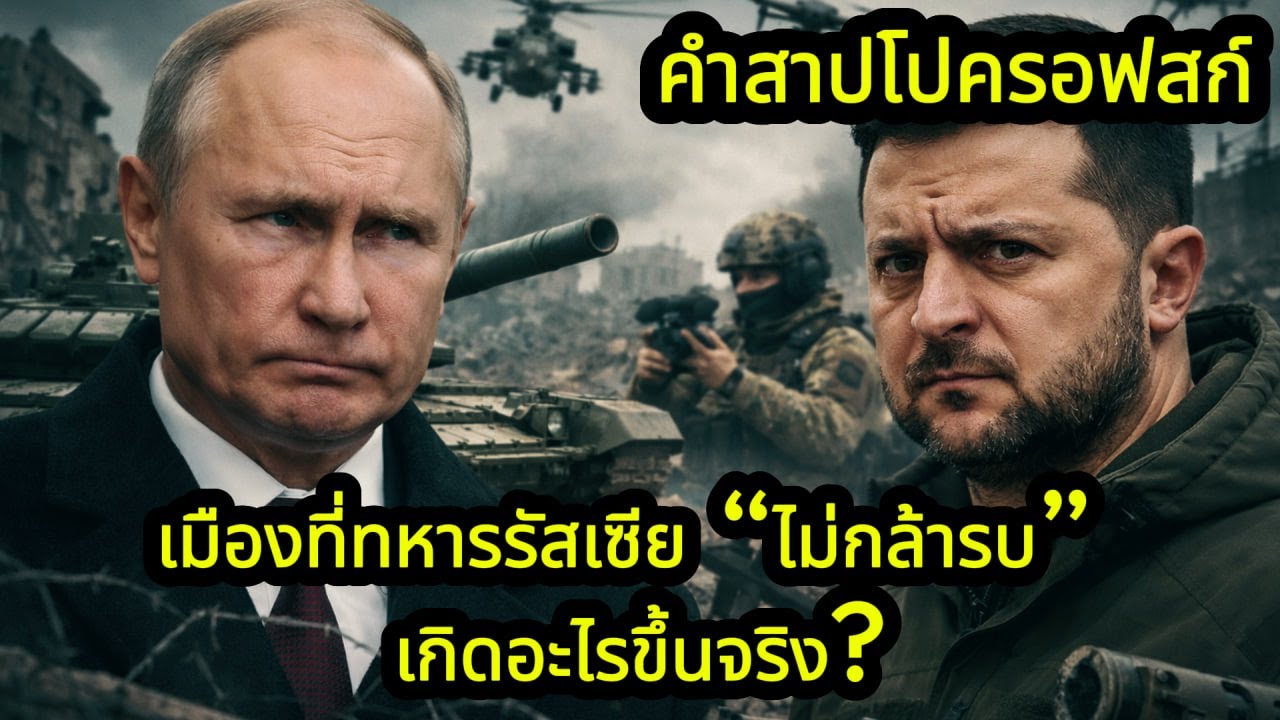 คำสาปโปครอฟสก์ เมืองที่ทหารรัสเซีย “ไม่กล้ารบ” เกิดอะไรขึ้นจริง?