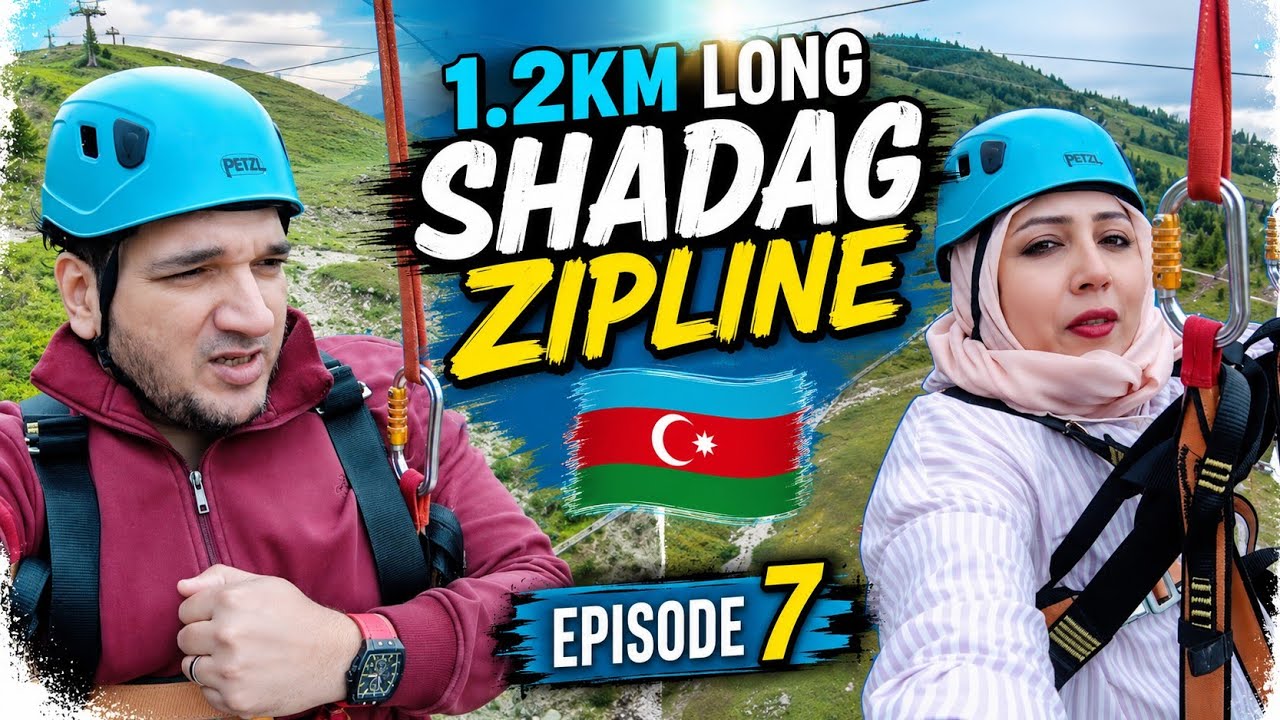 Longest Zipline in Shadag! 🏔️ 1.25KM of Pure Adrenaline | EP. 7 Best Mountain Views