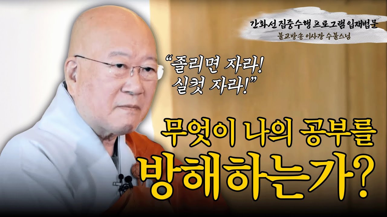 [특집] 간화선 수불스님 입재법문 