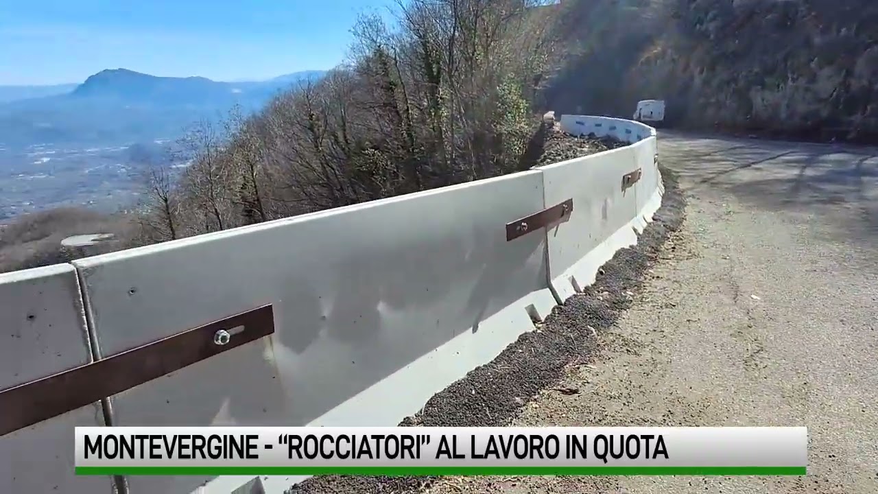 “Rocciatori” al lavoro in quota, avviata la messa in sicurezza