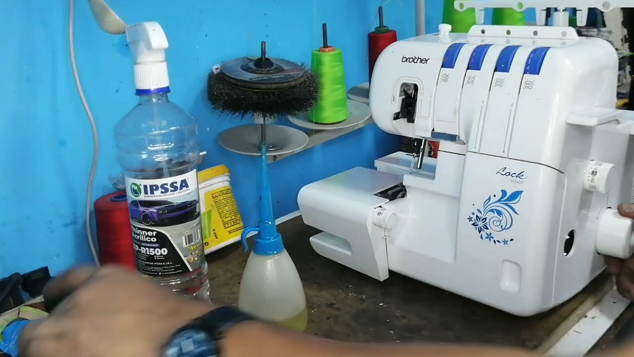 ТЕХНИЧЕСКОЕ ОБСЛУЖИВАНИЕ И МАСЛО ОВЕРЛОКА BROTHER 3534DT