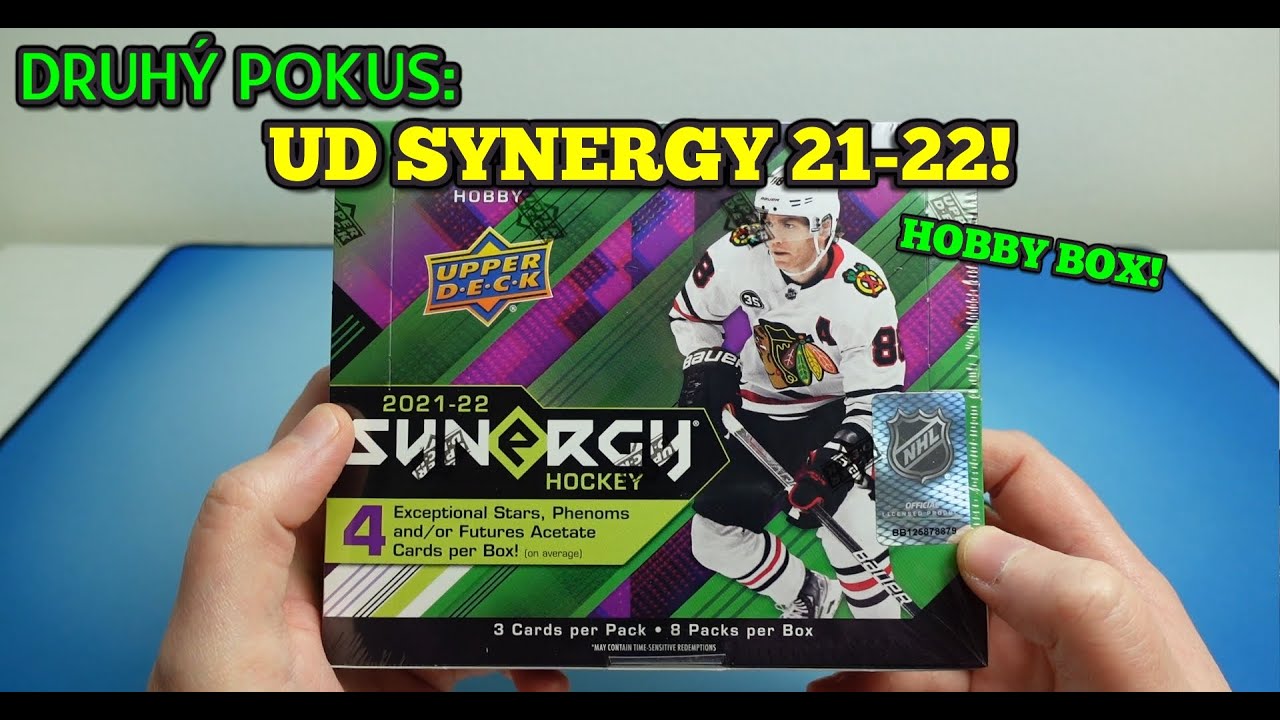 2021-22 UPPER DECK SYNERGY HOCKEY HOBBY BOX BREAK! Druhý Hobby box hokejových kartiček Synergy!