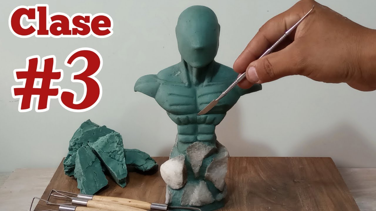 TALLER de ESCULTURA/clase #3/cómo ESCULPIR con PLASTICERA