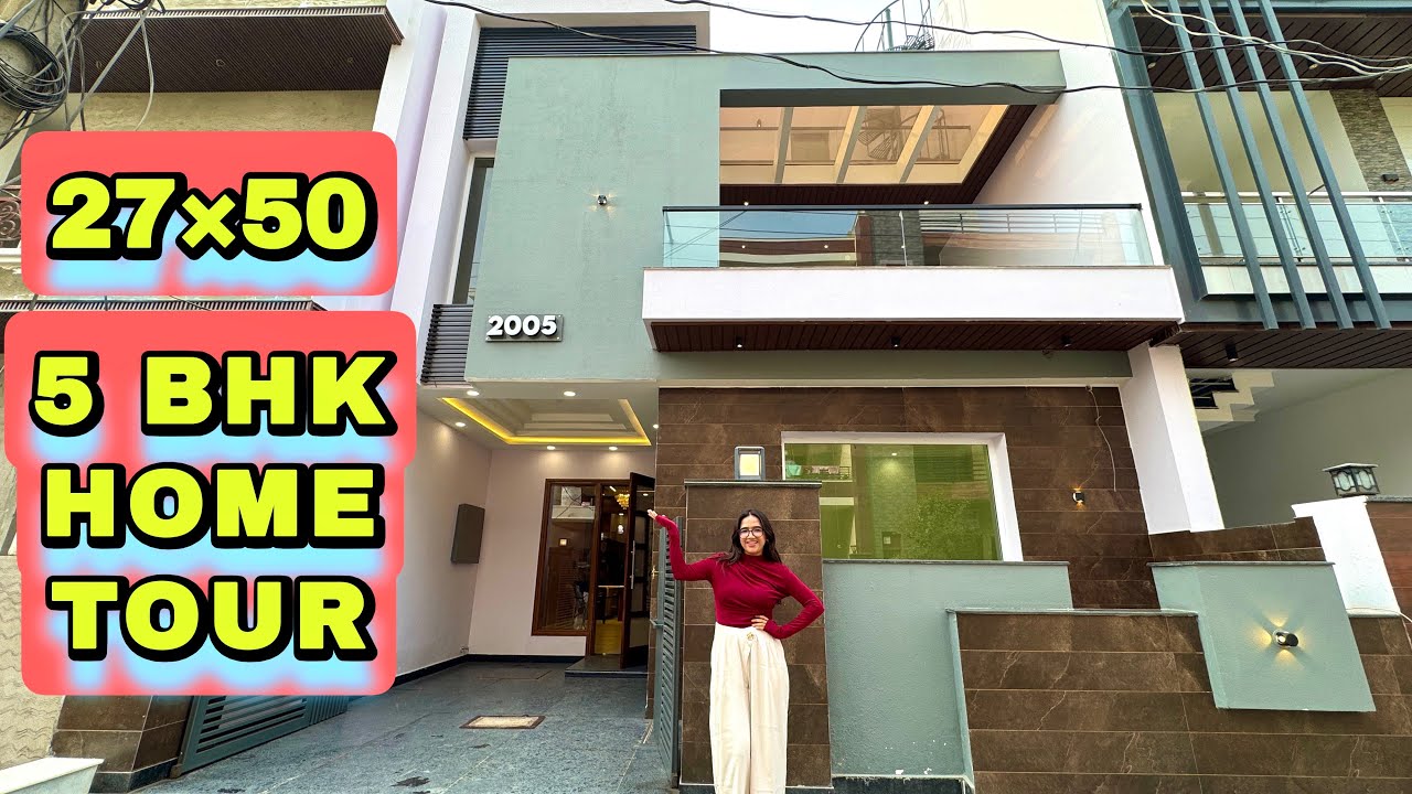 Brand New 150 Gaj 5 BHK House With Luxury Interior Design | 6 Marla House Design | Home Tour 