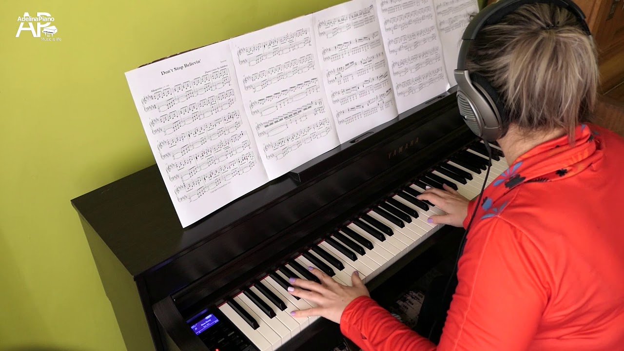 Don't Stop Believin' - Journey | Adelina Piano cover