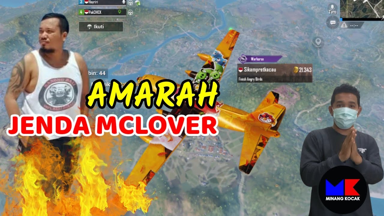 JENDA MCLOVER MARAH-MARAH LAGI - PUBG MOBILE INDONESIA
