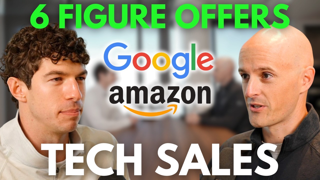 How this 23 Year Old Got Tech Sales Job Offers from Google, Amazon, and More