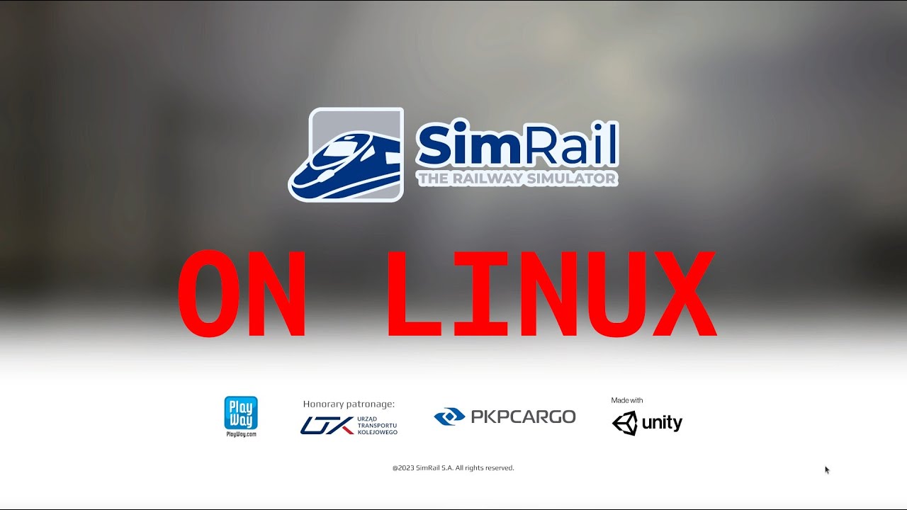 [LGOD] Play SIMRAIL - THE RAILWAY SIMULATOR on Ubuntu Linux 22.04 - January 2023