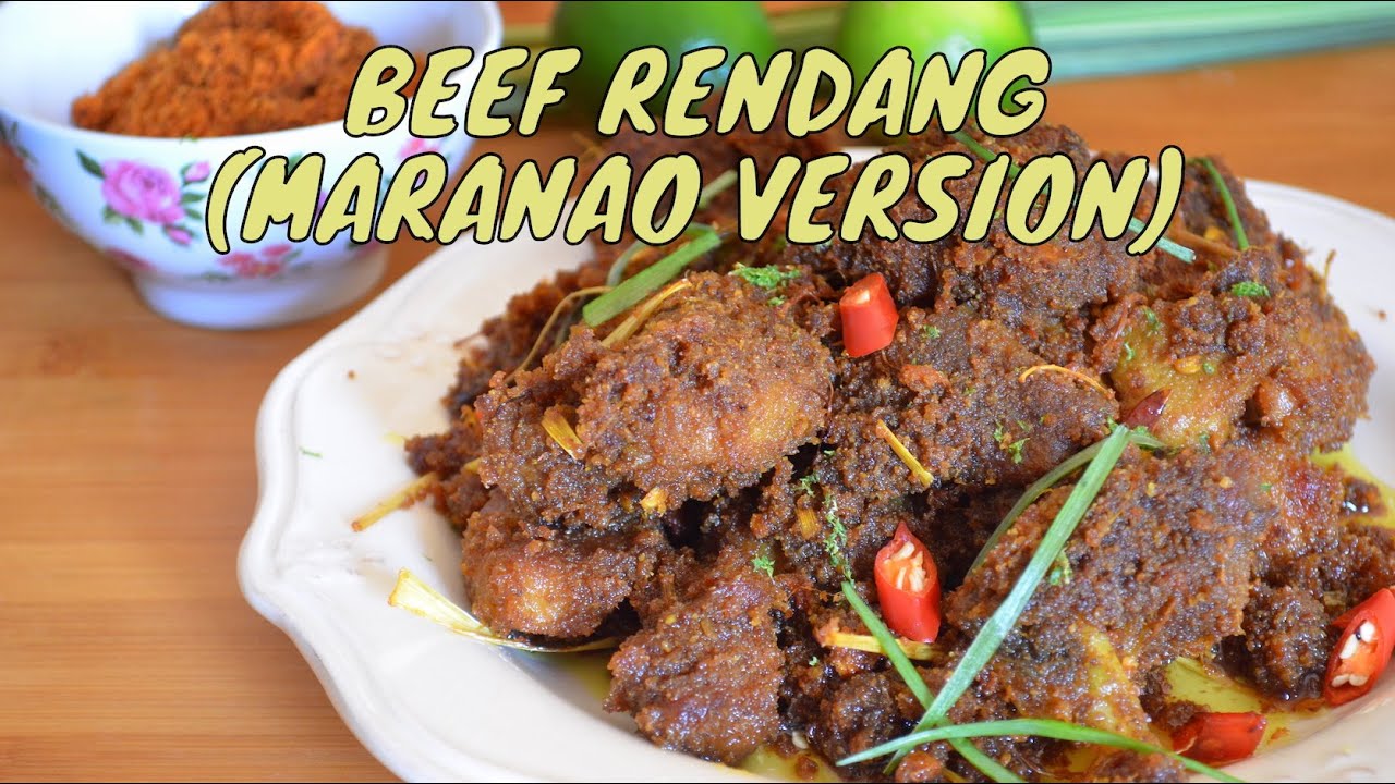 HOW TO MAKE MARANAO VERSION BEEF RENDANG | MY VERSION (RECIPE# 61)