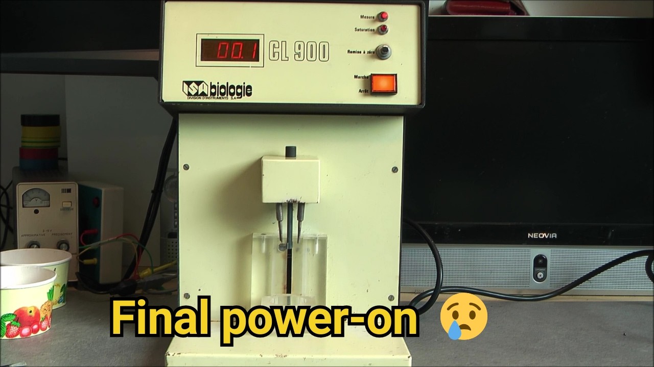 Vintage biolab electro-synthesis machine teardown