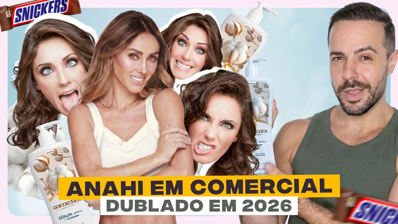 ANAHÍ DUBLADA EM NOVO COMERCIAL + COMERCIAL MACHISTA DO PASSAD 😮❤️ | REBELDE E RBD