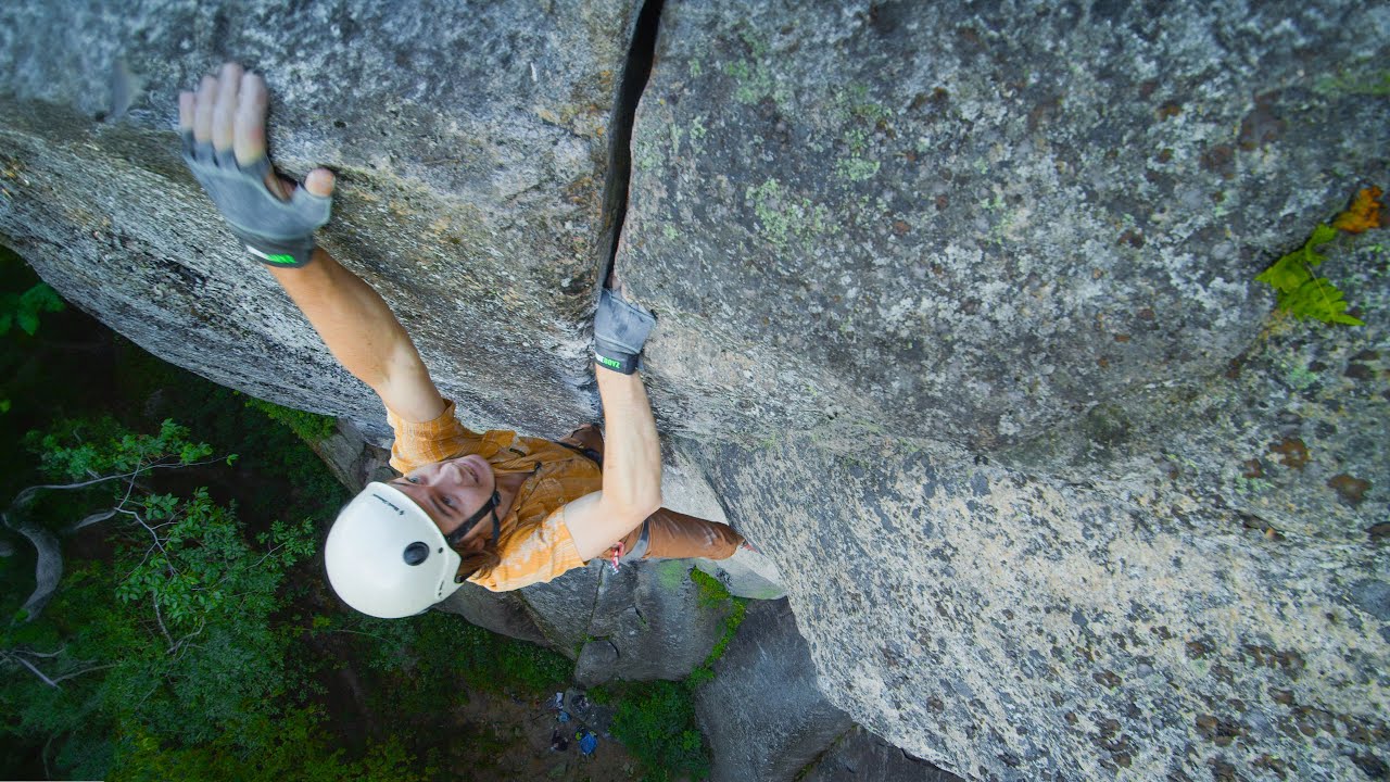Climbing HARD granite cracks