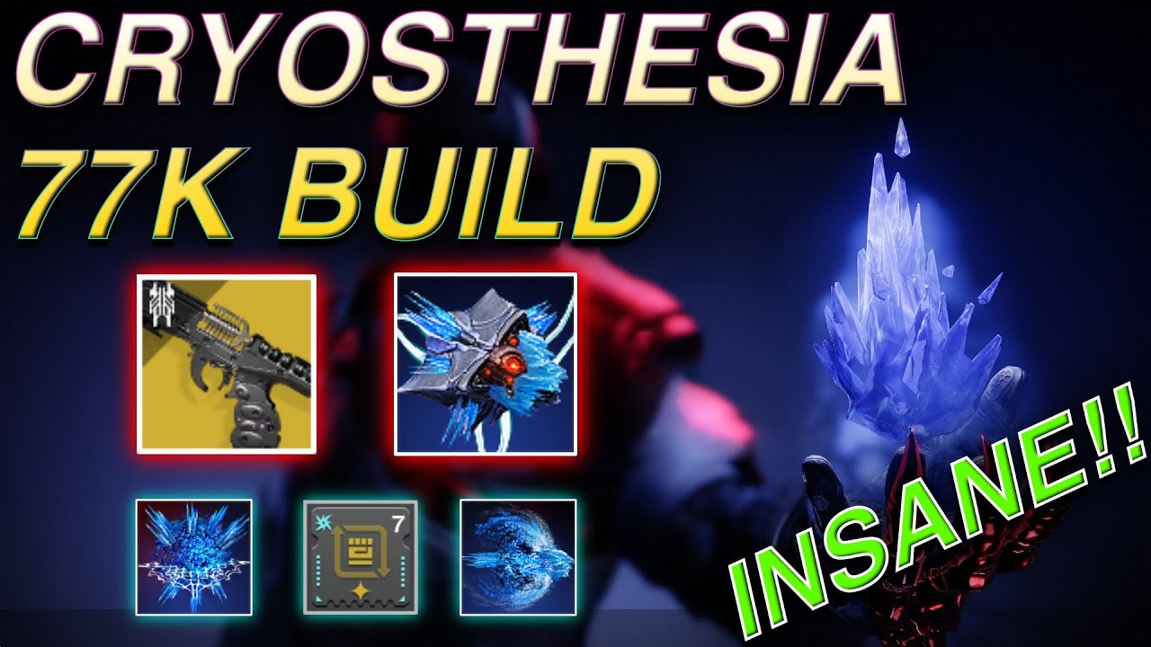 INSANE Cryosthesia 77k Build | NEW Warlock Aspect | Glacial Harvest Warlock Build