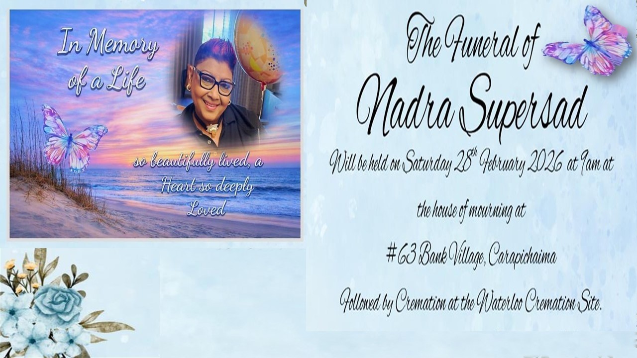 Celebrating the Life of Nadra Supersad