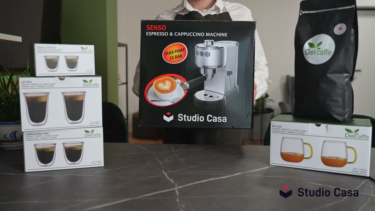 Espressor cafea cu pompă SENSO - StudioCasa.ro - long