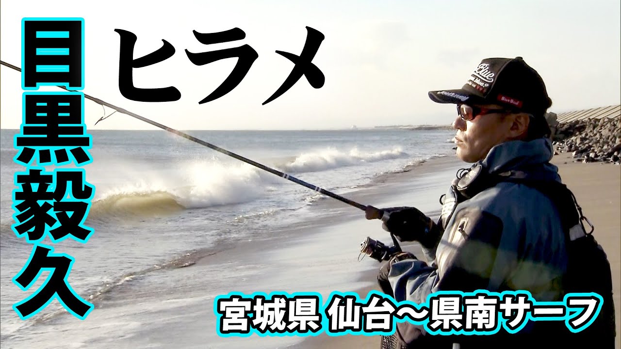 11月の宮城サーフでヒラメを狙う！多彩なルアーで地形変化と潮を読む 1/2 『RUN＆GUN SALT 6』【釣りビジョン】