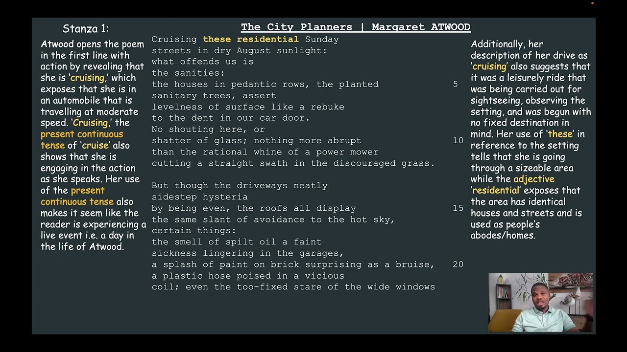 'THE CITY PLANNERS' ANALYSIS — MARGARET ATWOOD | #GCSE #IGCSE