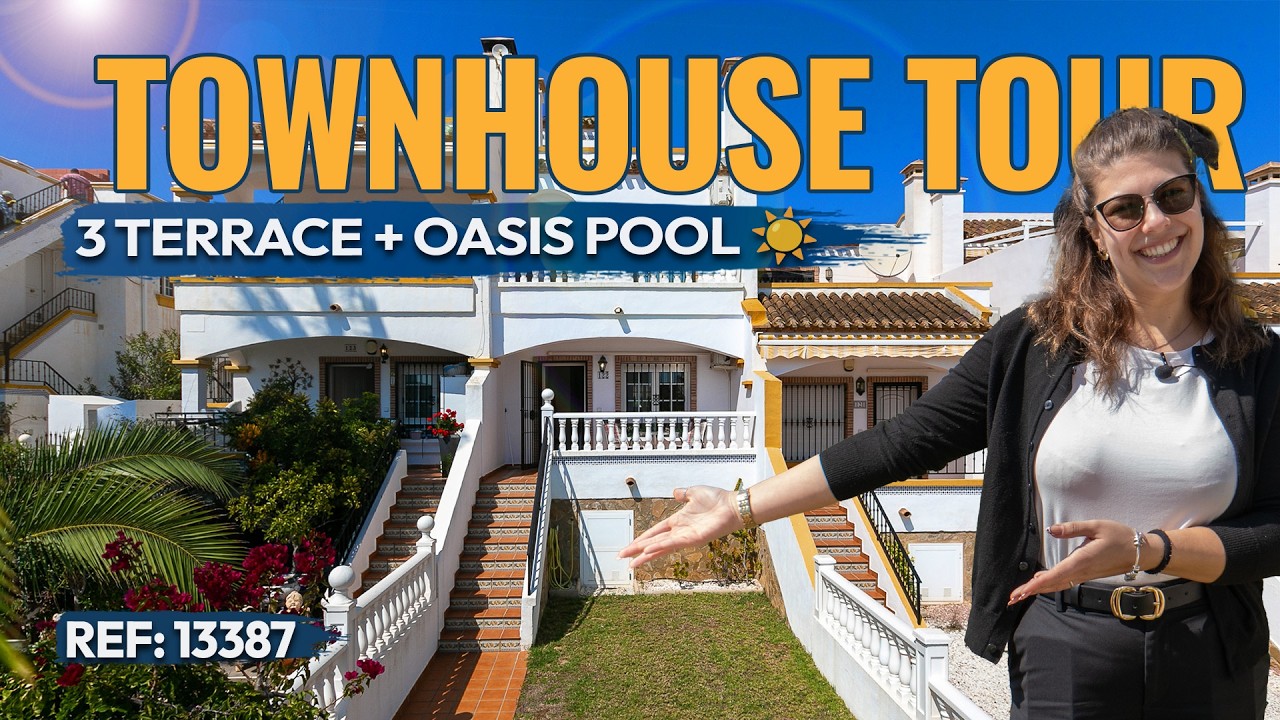 2 Bed Townhouse for Sale in Los Dolses, Orihuela Costa 🇪🇸 | Pool, Solarium & La Zenia Nearby